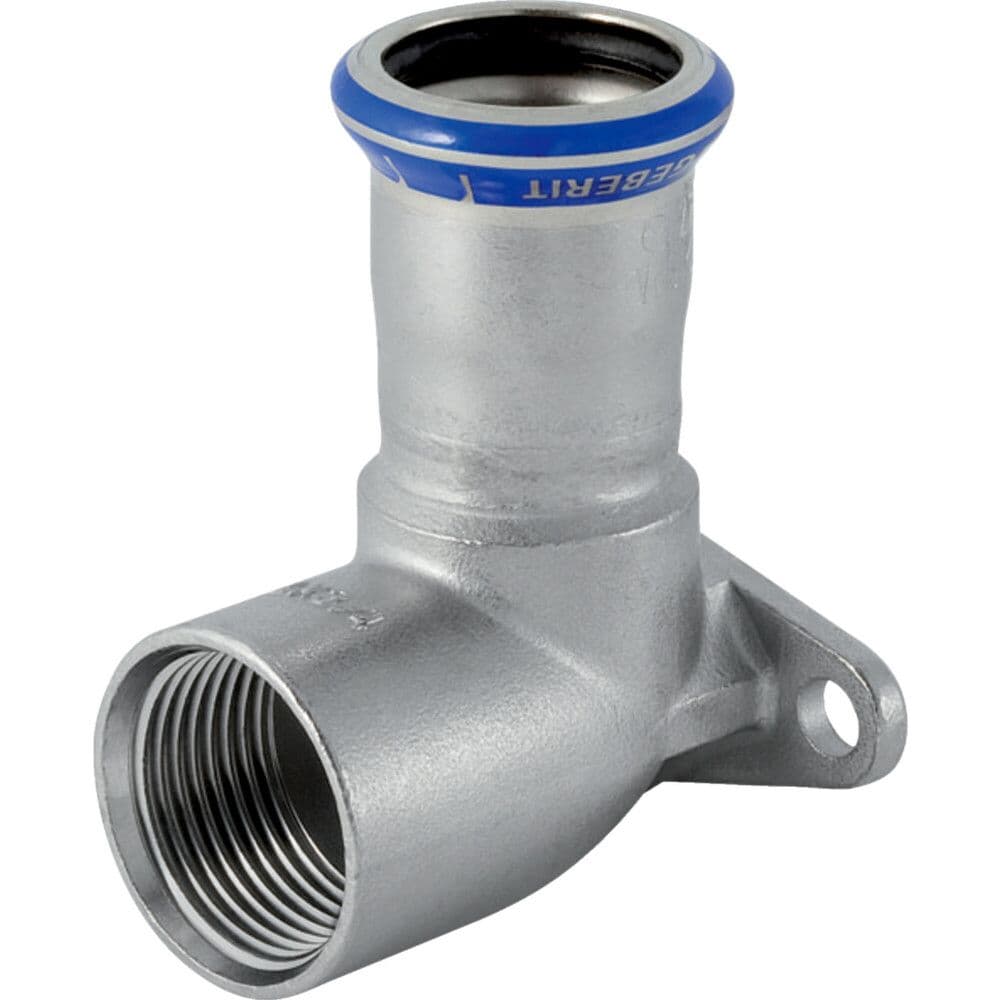 Geberit Mapress inox-eau culasse murale 90° avec filetage intérieur 15-1/2"F vue 1