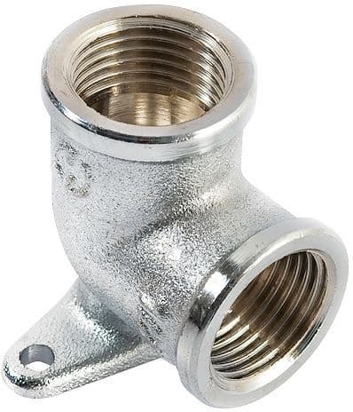 CULASSE FILETE LAITON 1/2"F-1/2"F CHROME vue 1