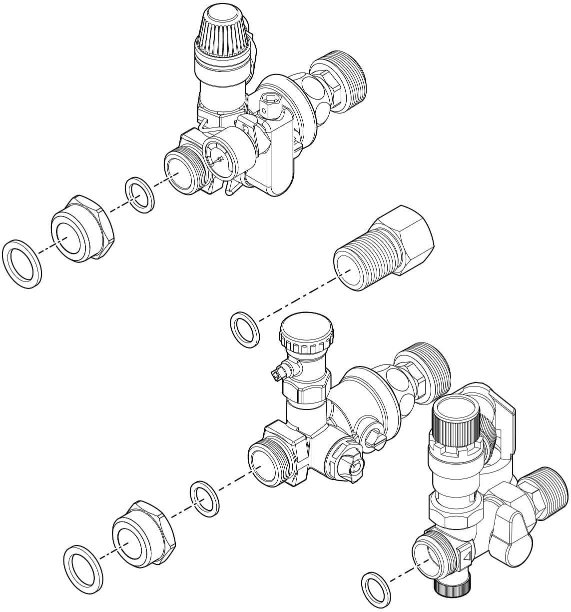 KIT DE RACCORDEMENT POUR UNITOWER VAILLANT vue 1