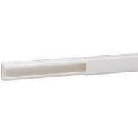 Moulure DLP section 20 x 12.5mm Blanc Ral 9003 - longueur 2,1m sans film de protection vue 1