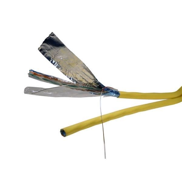 Câble cat6A - Lsoh - F / UTP 2 x 4 paires - longueur 500m vue 1
