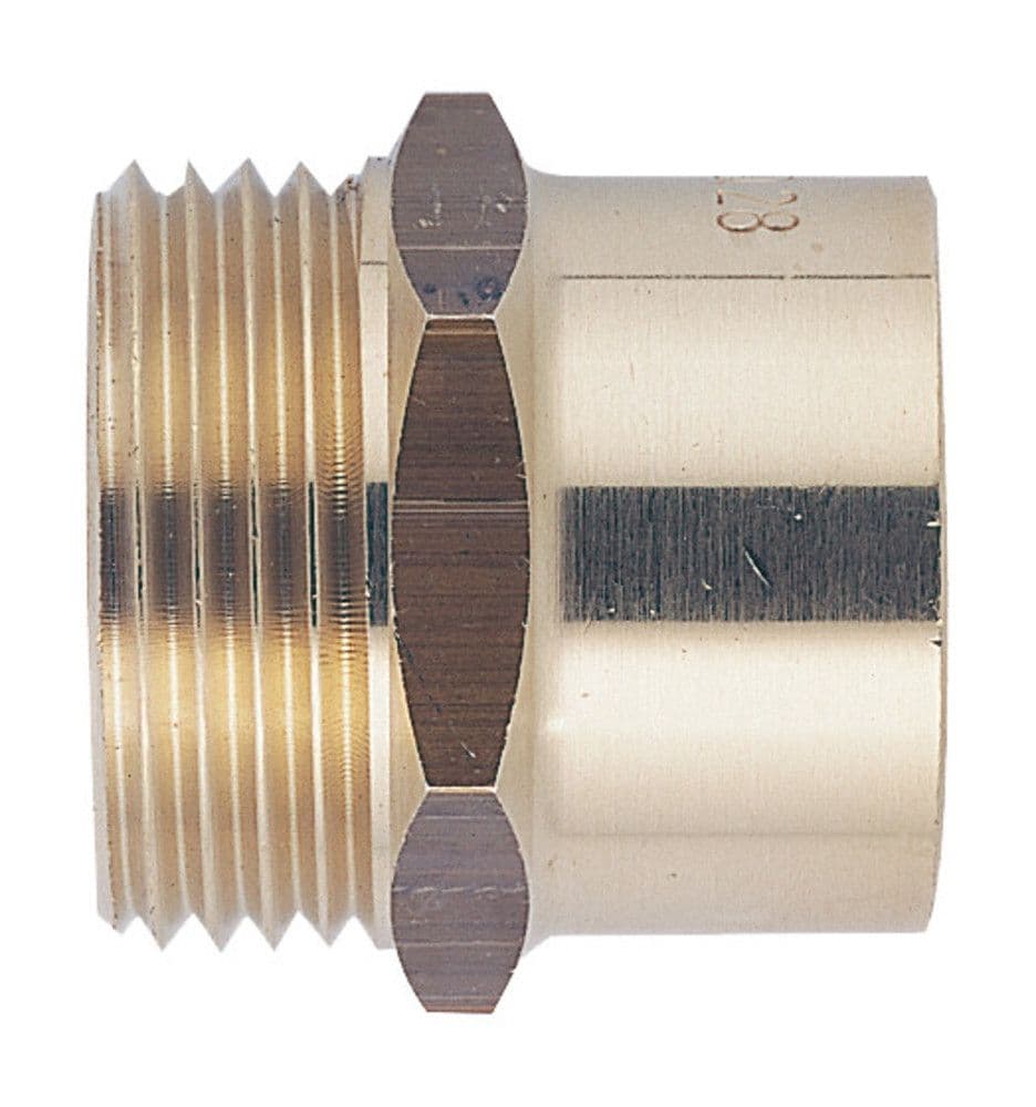 manchon fer/cuivre matière laiton 5/4"M x 32 mm vue 1