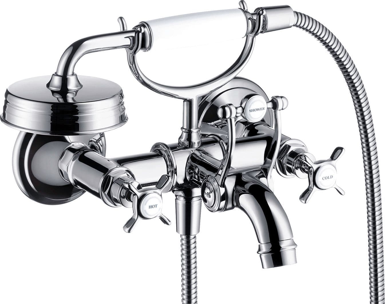 MELANGEUR DE BAIN MONTREUX HANSGROHE CHROME COMPLET vue 1