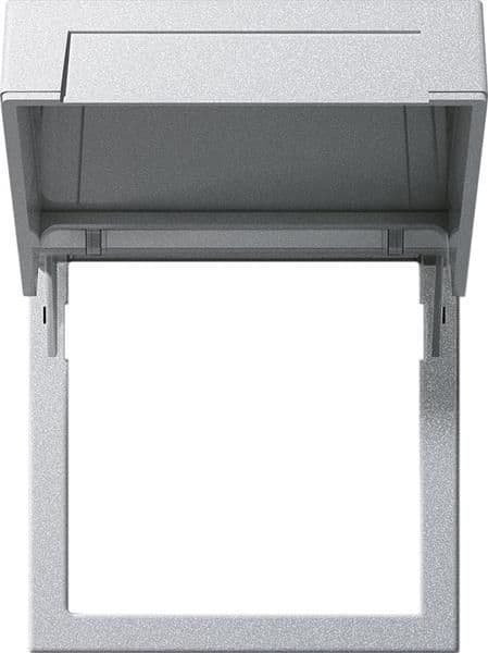 Cadre de montage avec clapet teinte Alu vue 1
