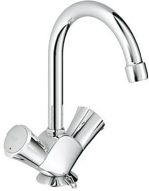 MELANGEUR DE LAVABO COSTA L GROHE BEC MOBILE CHAIN CHROME vue 1