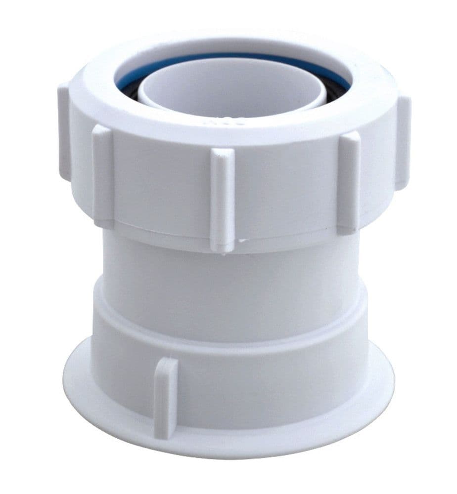 Mc Alpine pièce de transition de plomb à PVC 5/4"xD32mm PP blanc vue 1