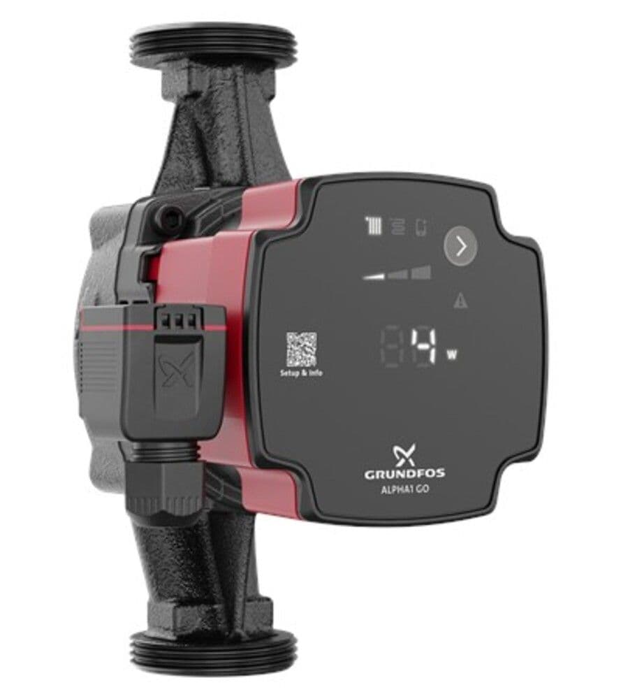 Grundfos Alpha1 GO 25-80 pompe de circulation 180 mm vue 1