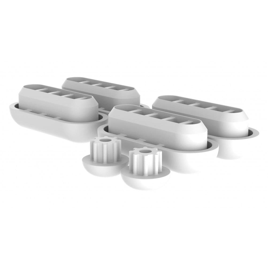 01986 Tampon pour abattant de WC en duroplaste, plastique blanc pour série 82000, 823xx vue 1