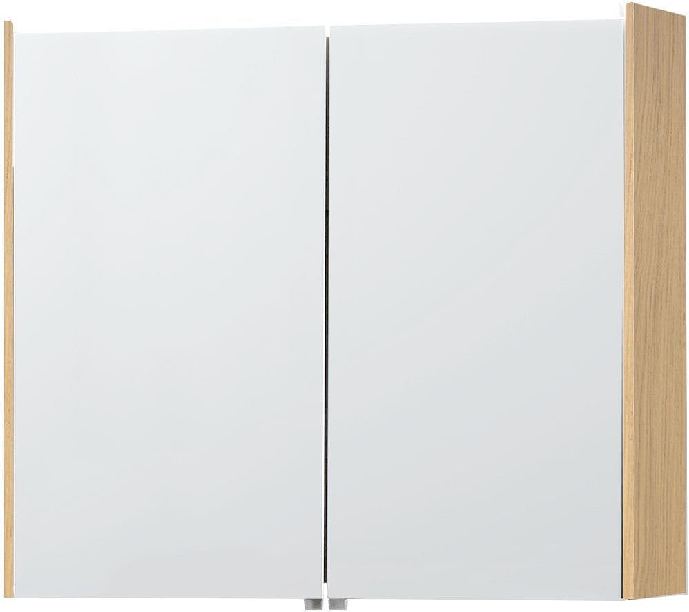 ARMOIRE DE TOILETTE MOLTO 81CM AVEC ECLAIRAGE LEDLINE CHENE BRONZE vue 1
