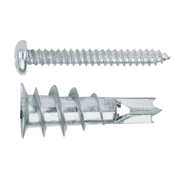 Cheville pour brique creuse et plaques de plâtre cheville Zamak avec vis Din 7981 4,2 x 32 13 x 32 vue 1