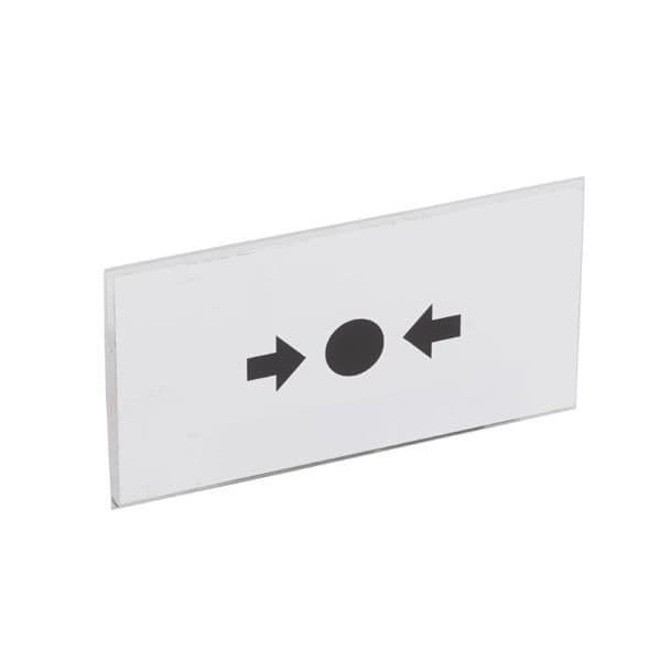 Vitre pour déclencheur manuel référence 380 14 / 34 vue 1