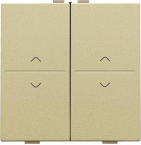 Touche double avec flèches vers le haut et vers le bas pour interrupteur sans fil ou bouton-poussoir vue 1
