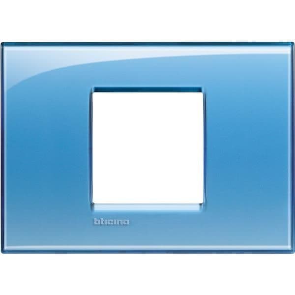 LivingLight - plaque rectangulaire large 2 modules Bleu vue 1