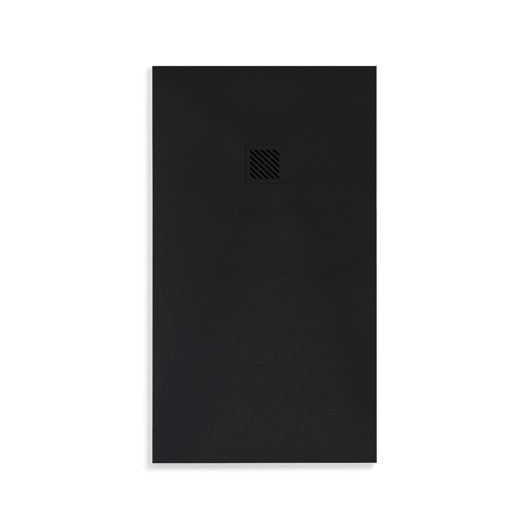 ALONI MADISON RECEVEUR DE DOUCHE - COMPOSITE - 160X90X3CM - NOIR MAT vue 1