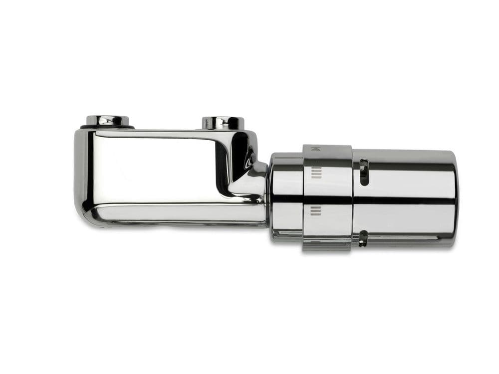 Vasco set de robinetterie de radiateurs équerre chromé vue 1