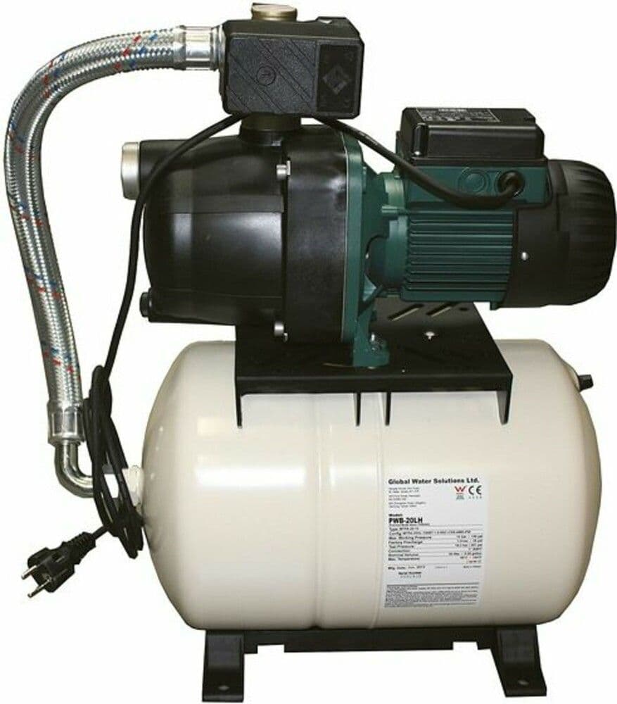Dab Aquajetcom 82 M/20H GWS reservoir membrane pompe centrifuge auto-amorçante vue 1