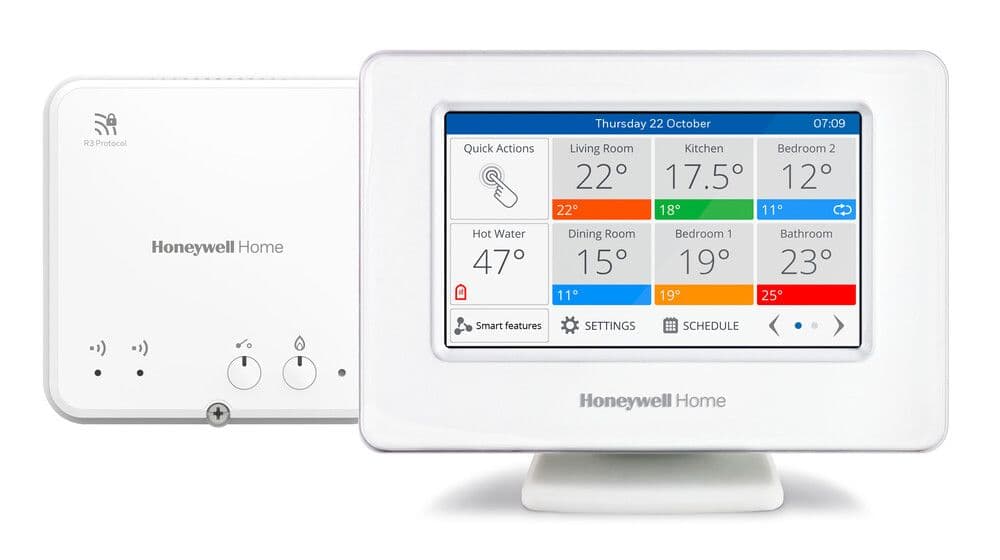 Honeywell Home Evohome thermostat intelligent avec module de contrôle vue 1
