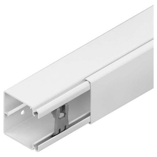 Goulotte hauteur 40 largeur 60mm longueur = 2m Blanc cassé vue 1