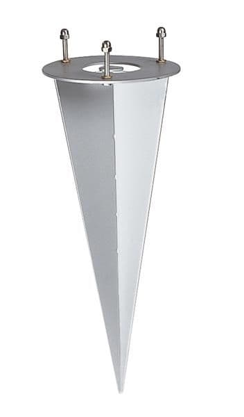 Piquet pour luminaires de jardin, Acier zingué vue 1
