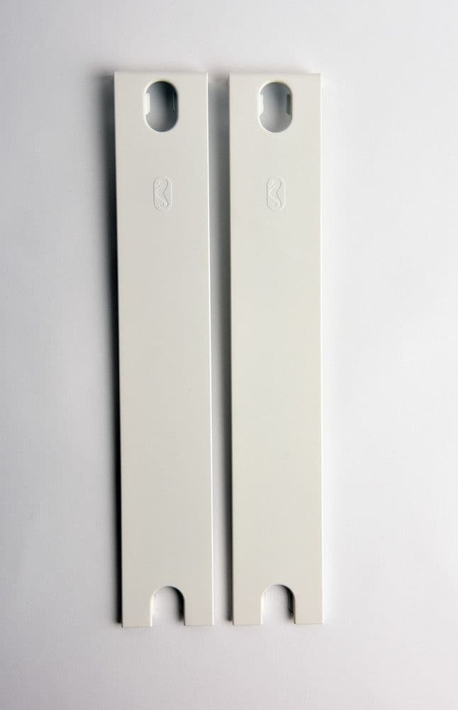 Van Marcke jeu de 2 panneaux latéraux T21 H 600 mm acier blanc vue 1