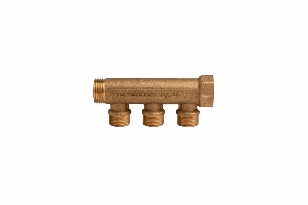 SYSTEMPEX collecteur 3/4"MF sortie M22 3 circuits vue 1