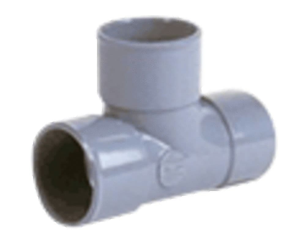 Nicoll raccord à coller PVC Té pied de biche 87,3° MFF D40 gris vue 1