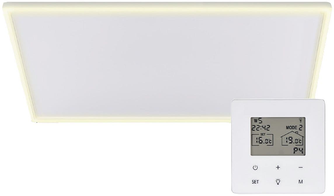 INFRAROUGE PANNEAU AVEC THERMOSTAT ET ECLAIRAGE PLAFOND SP TERMOFOL 62X62 400W vue 1