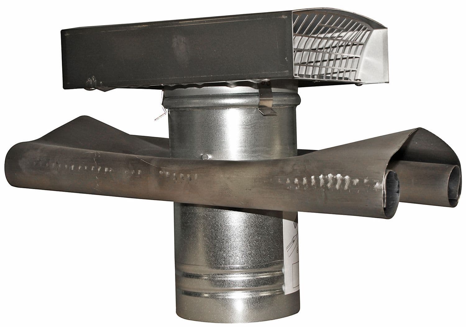 CHEMINEE D'AERATION ALU+SOLIN POUR VENTILATION 125MM vue 1