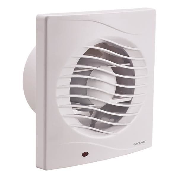 Extracteur de salle de bain 12W 130m³ / h 82 x 157mm diamètre 101mm avec clapet anti retour vue 1