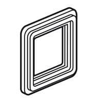 Soliroc adaptateur Mosaic ss volet IP20 - IK10 vue 1