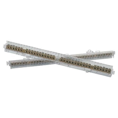 Support avec bornier de distribution 2 (17 x 16mm²) vue 1