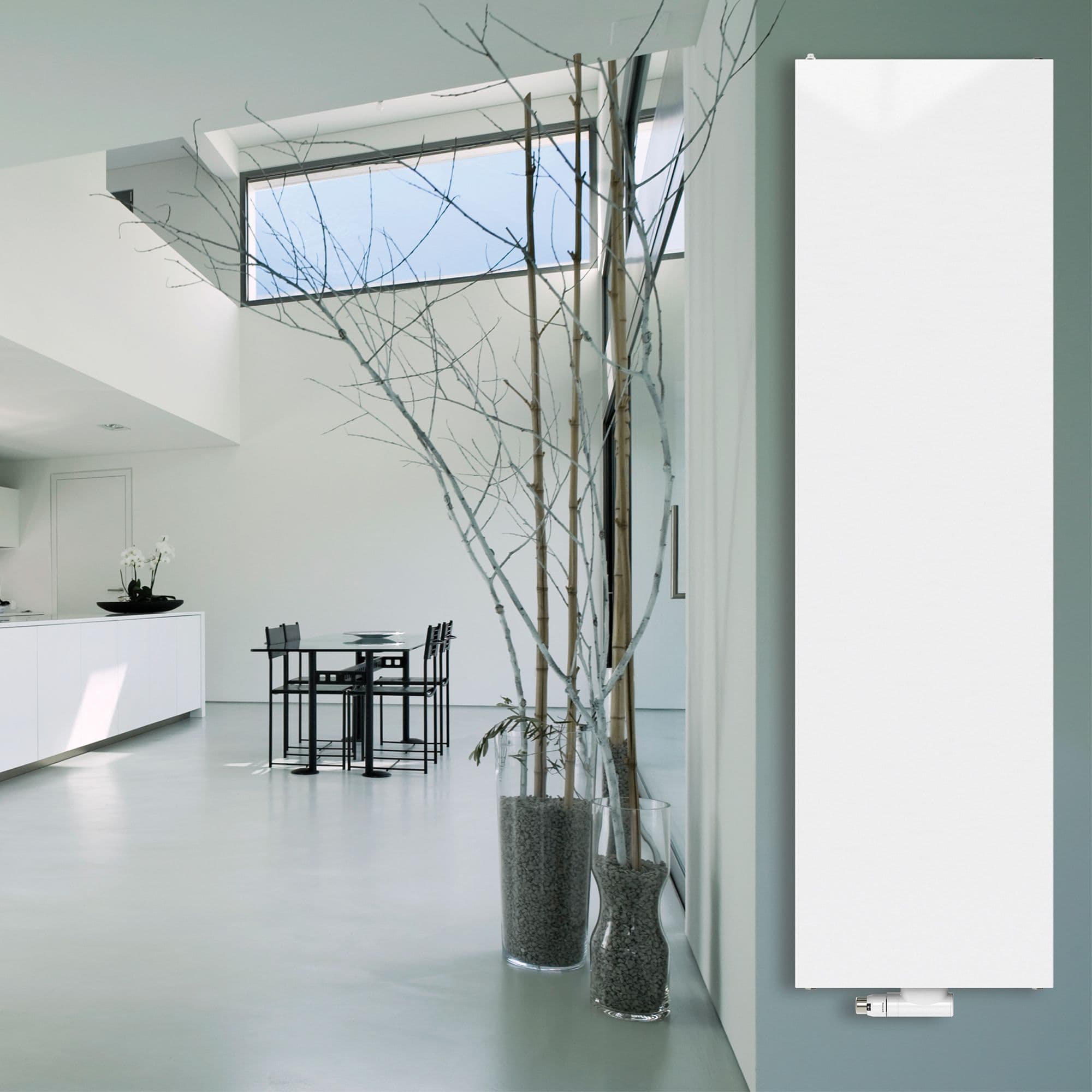 STELRAD VERTEX PLAN - T20 - RADIATEUR VERTICALE - 2000X500MM - 1374W - BLANC BRILLANT vue 1
