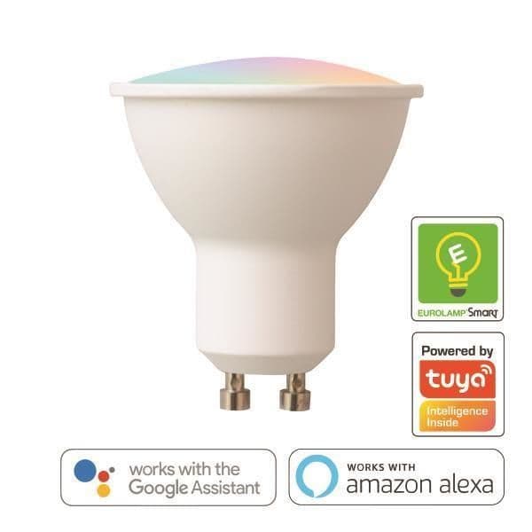 Lampe Led diamètre 50mm RGB 6W Gu10 Smart Wifi vue 1