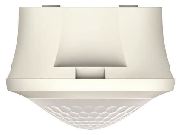 Détecteur de mouvement Blanc apparent 360° 2 canaux 8m IP54 80W Led vue 1