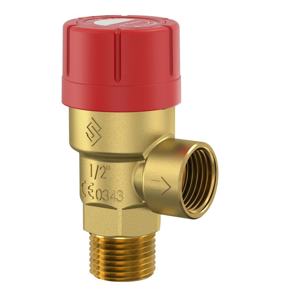 Flamco Prescor soupape de sécurité 1/2" M vue 1