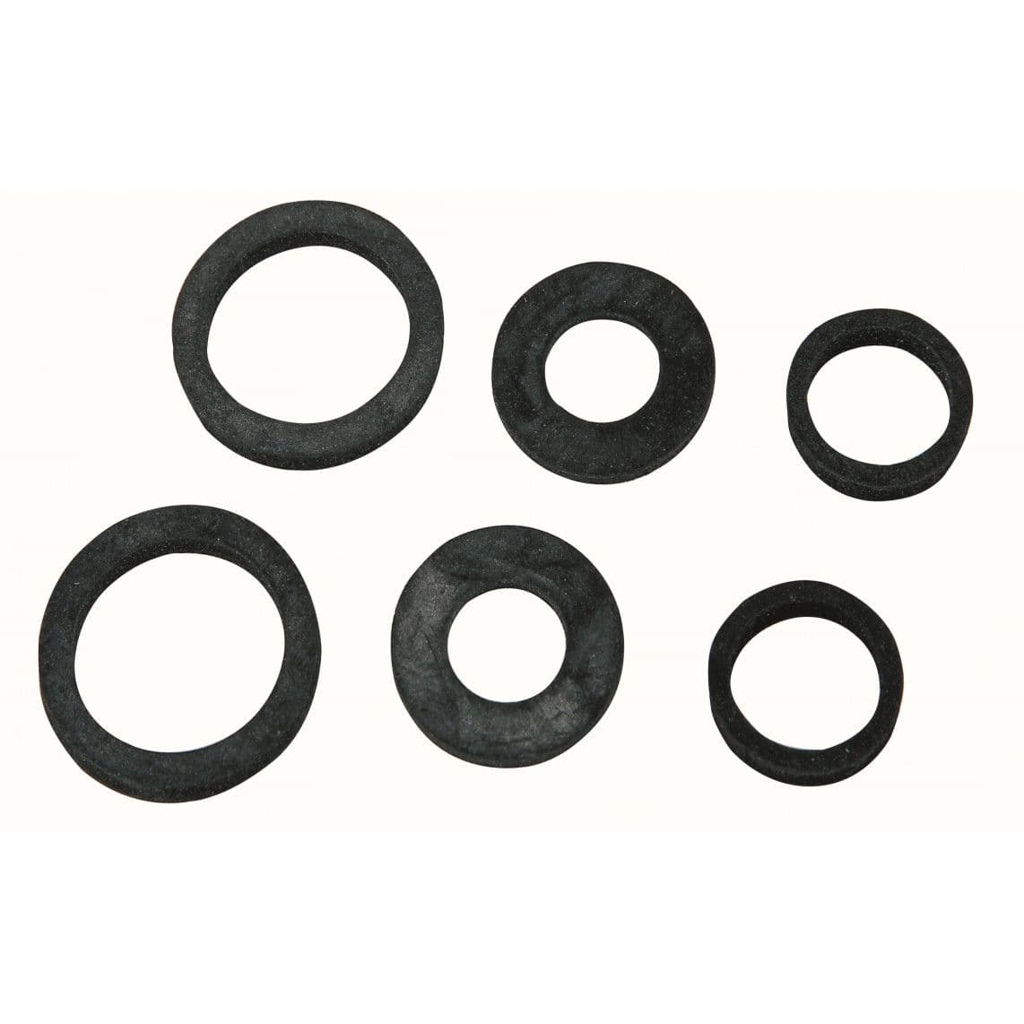 98696890 Assortiment de joints pour raccords de tuyaux, Caoutchouc, pour 1/2" 3/4" 1" (3x2) vue 1