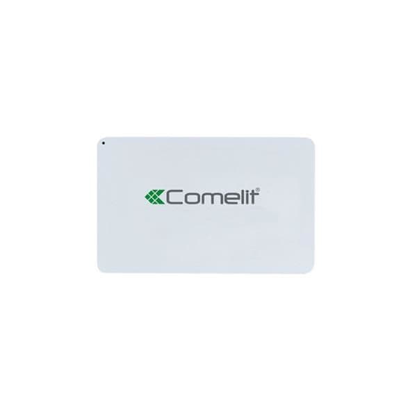 Badge type carte de crédit Blanc vue 1