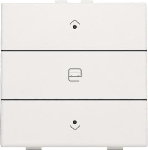 Commande de moteur simple avec Led pour Niko Home control 3 x Blanc vue 1