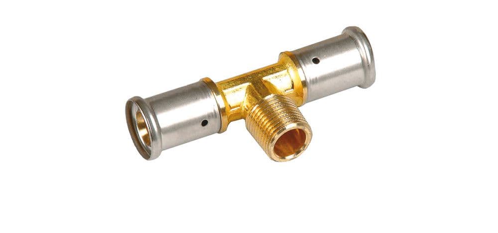 Henco Té laiton 20-1/2M-20 vue 1