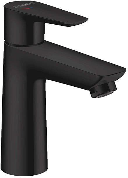 MITIGEUR LAVABO TALIS E 110 HG COLDSTART VIDAGE AUTOMATIQUE NOIR MAT vue 1
