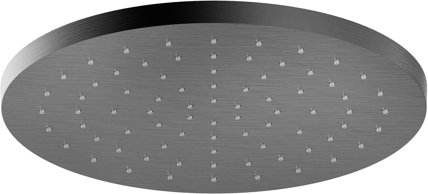 DOUCHE DE TETE UNIVERSEL NOBILI 250MM SANS BRAS GRAPHITE BROSSÉ vue 1