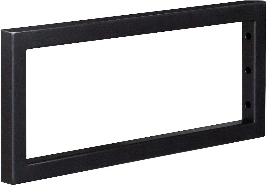 CONSOLE POUR TABLETTE MOLTO NOIR MAT 20 X 48 CM + FIXATIONS vue 1