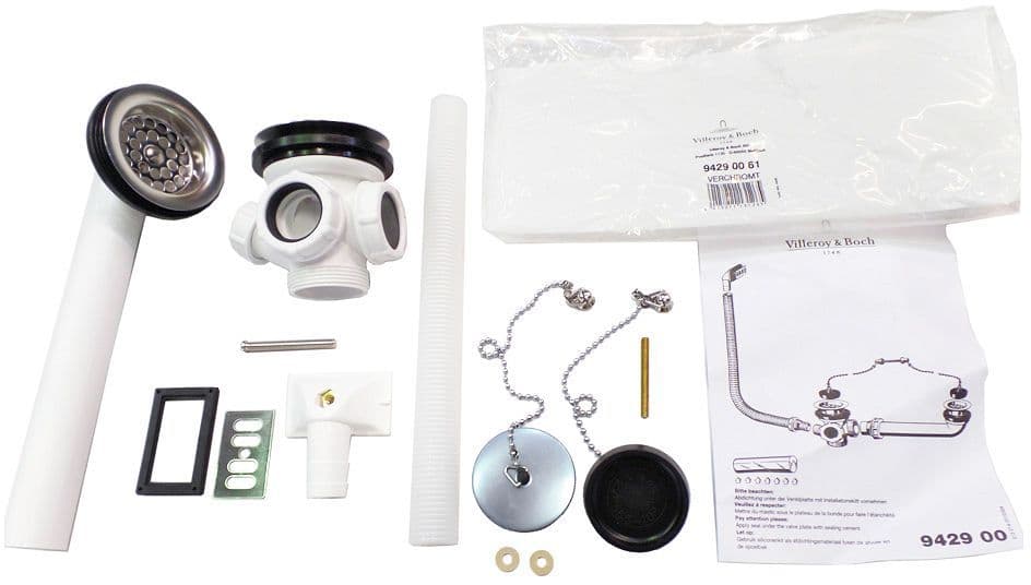 GARNITURE TROP PLEIN EVIER OMNIA PRO V&B vue 1