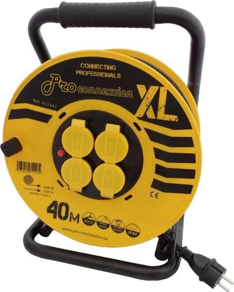 Enrouleur de câble H07RN-F 3G2,5mm² - Robuste - 40m XL vue 1