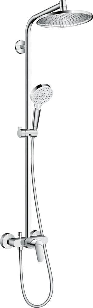 Hansgrohe Crometta S showerpipe 240 1jet avec mitigeur chrome vue 1