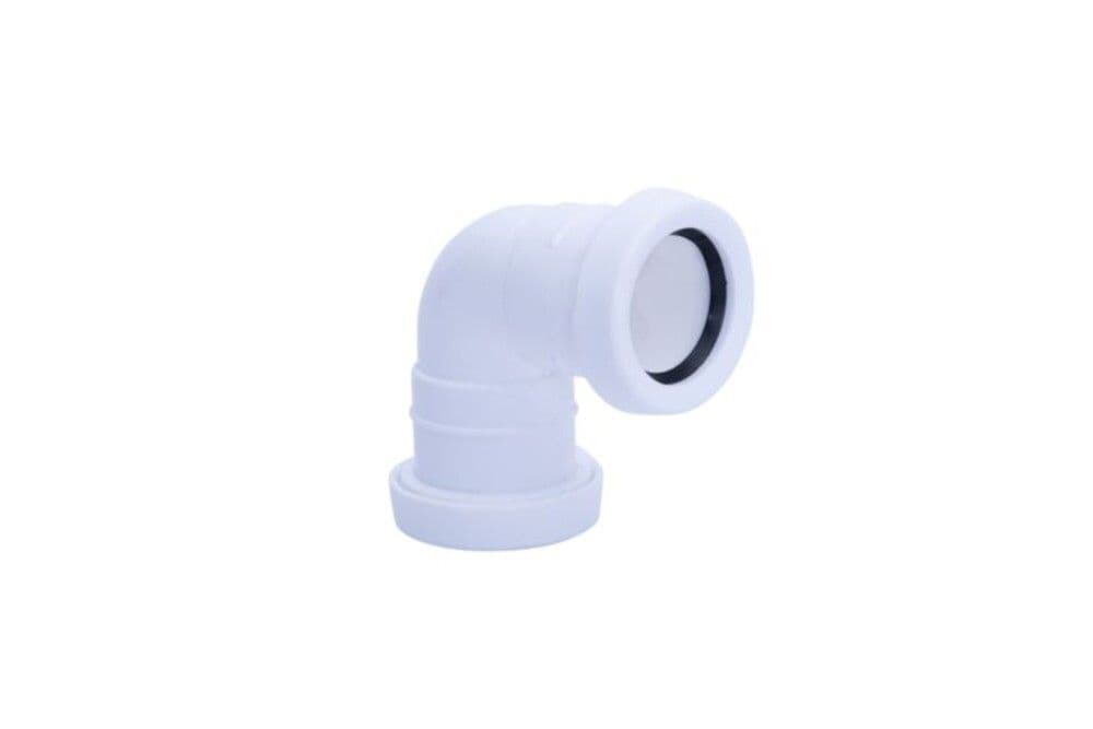 Pipelife PP coude 90° FF blanc D 32 vue 1