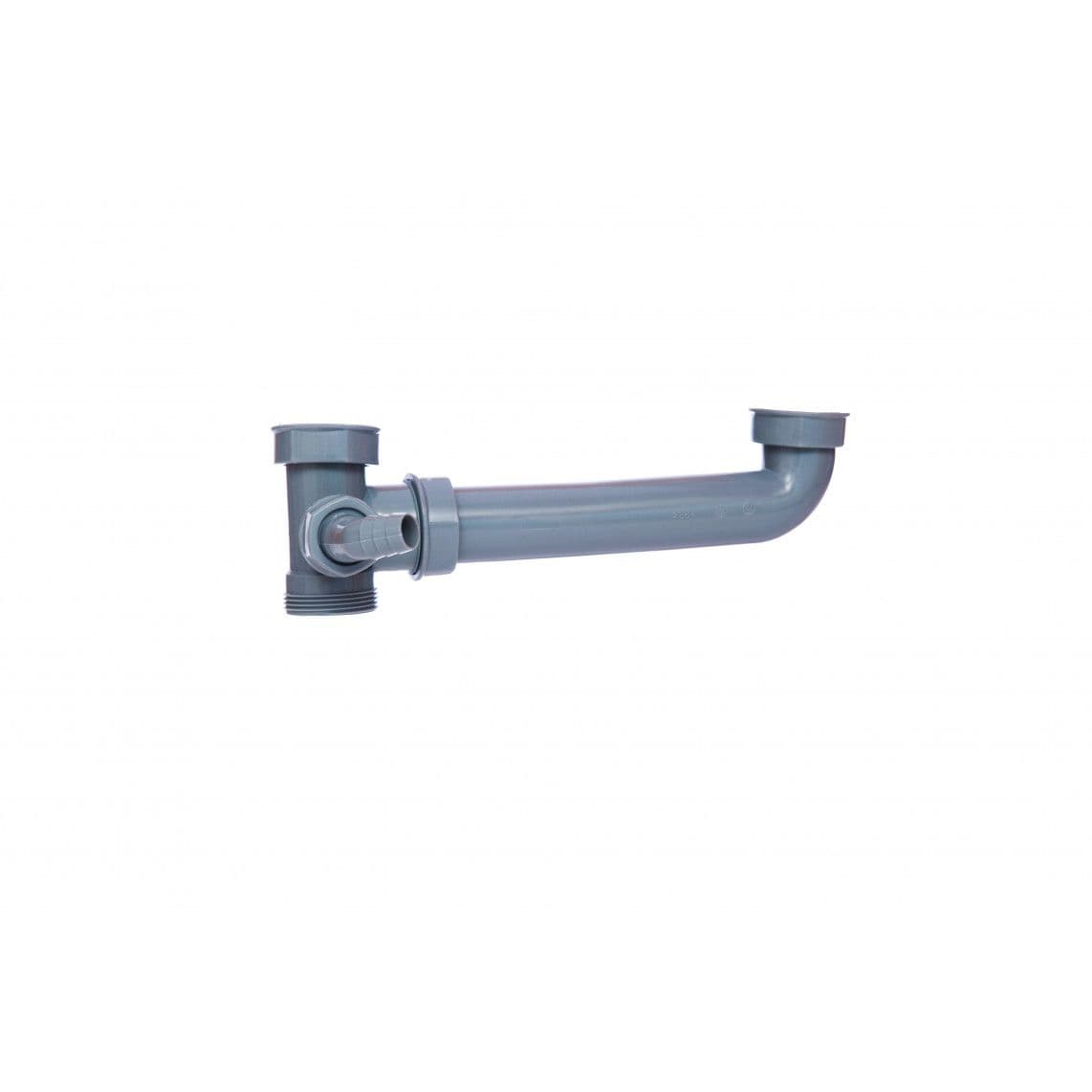 98837049 ECO-SAVE KS Évier double-Raccord d'évacuation, Gris, 1 1/2" x 40 mm, avec 3/4" Raccordement de l'appareil vue 1