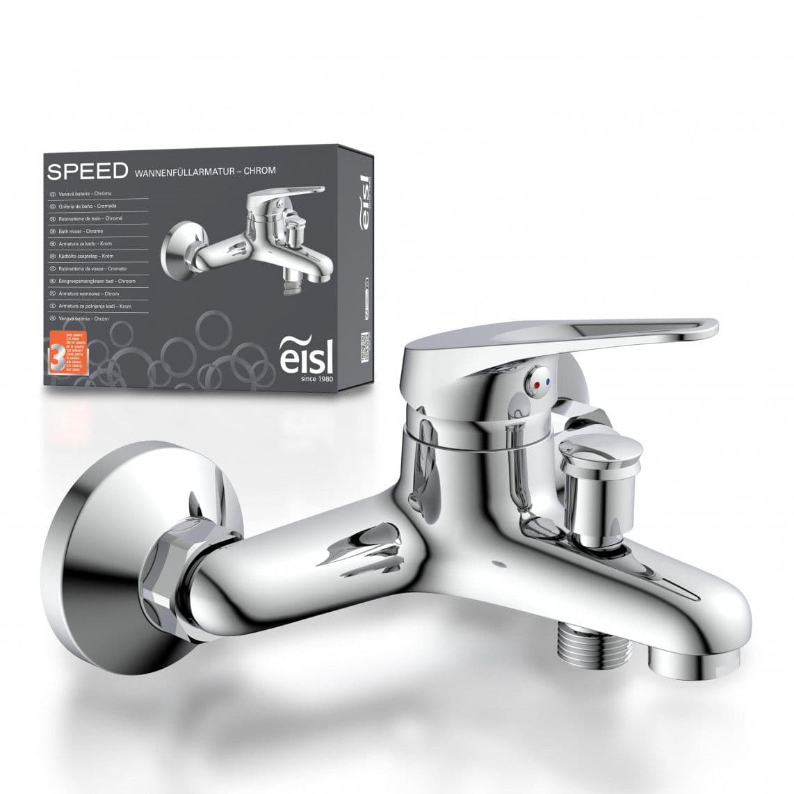 NI023SCR SPEED Mitigeur bain/douche, chromé vue 1