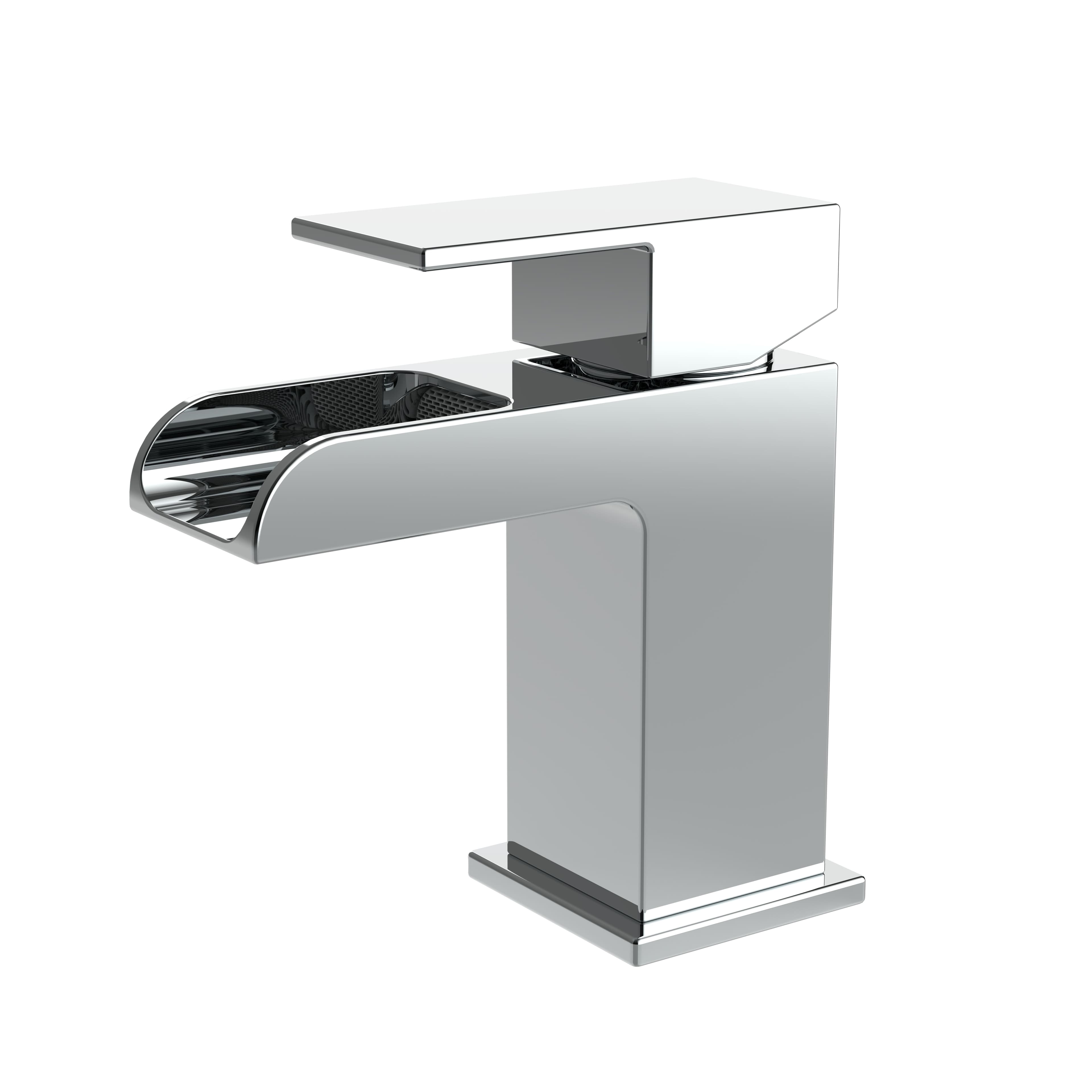 ALONI SQUARE MITIGEUR DE LAVABO EN CASCADE - CHROME vue 1