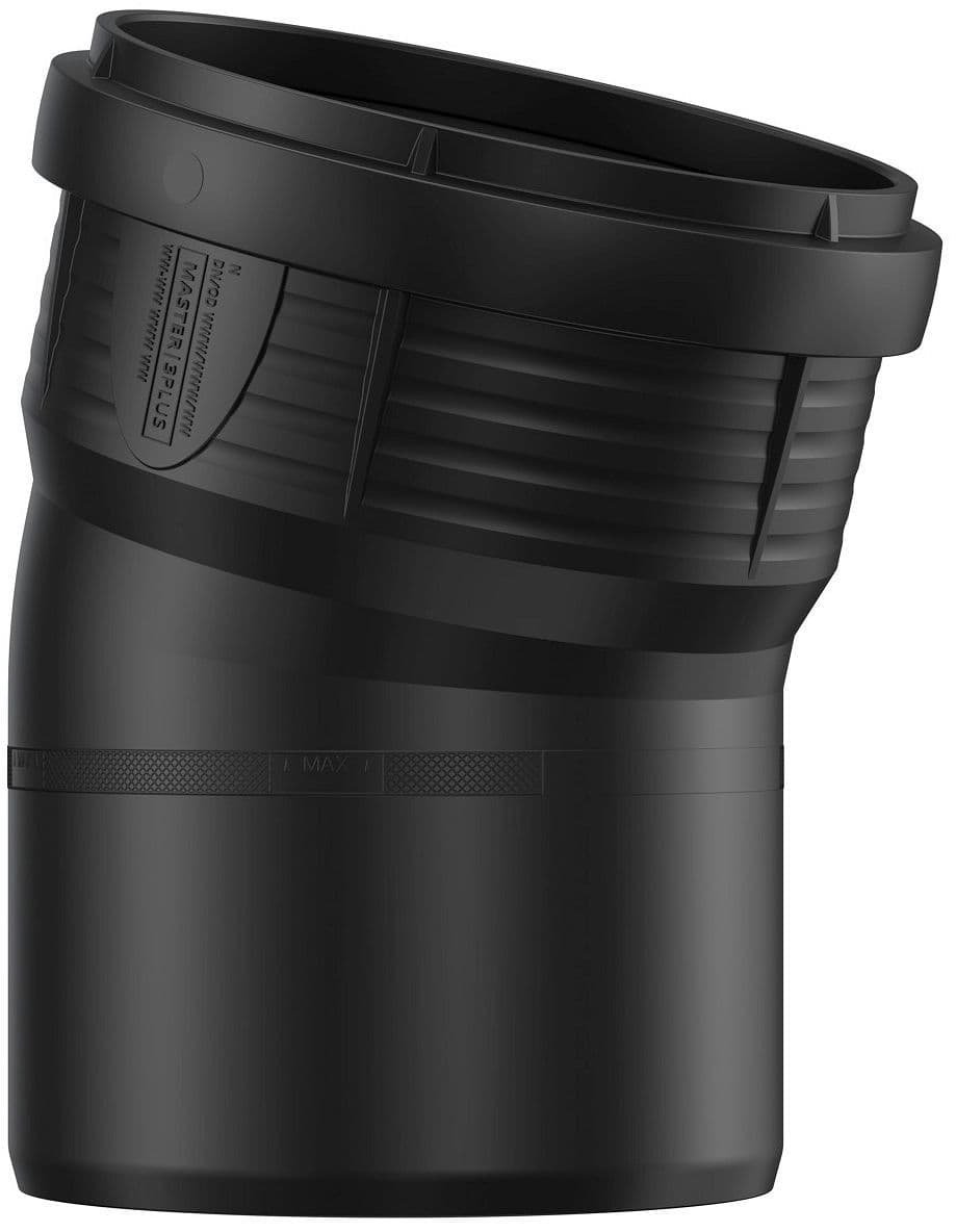 COUDE PP 15°MF 125MM NOIR vue 1